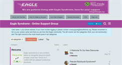 Desktop Screenshot of livingwitheagle.org